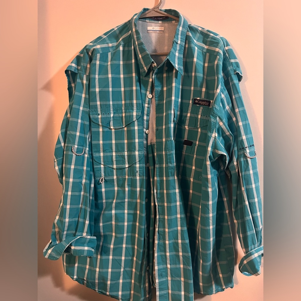 Men’s Long Sleeve Columbia Fishing Shirt